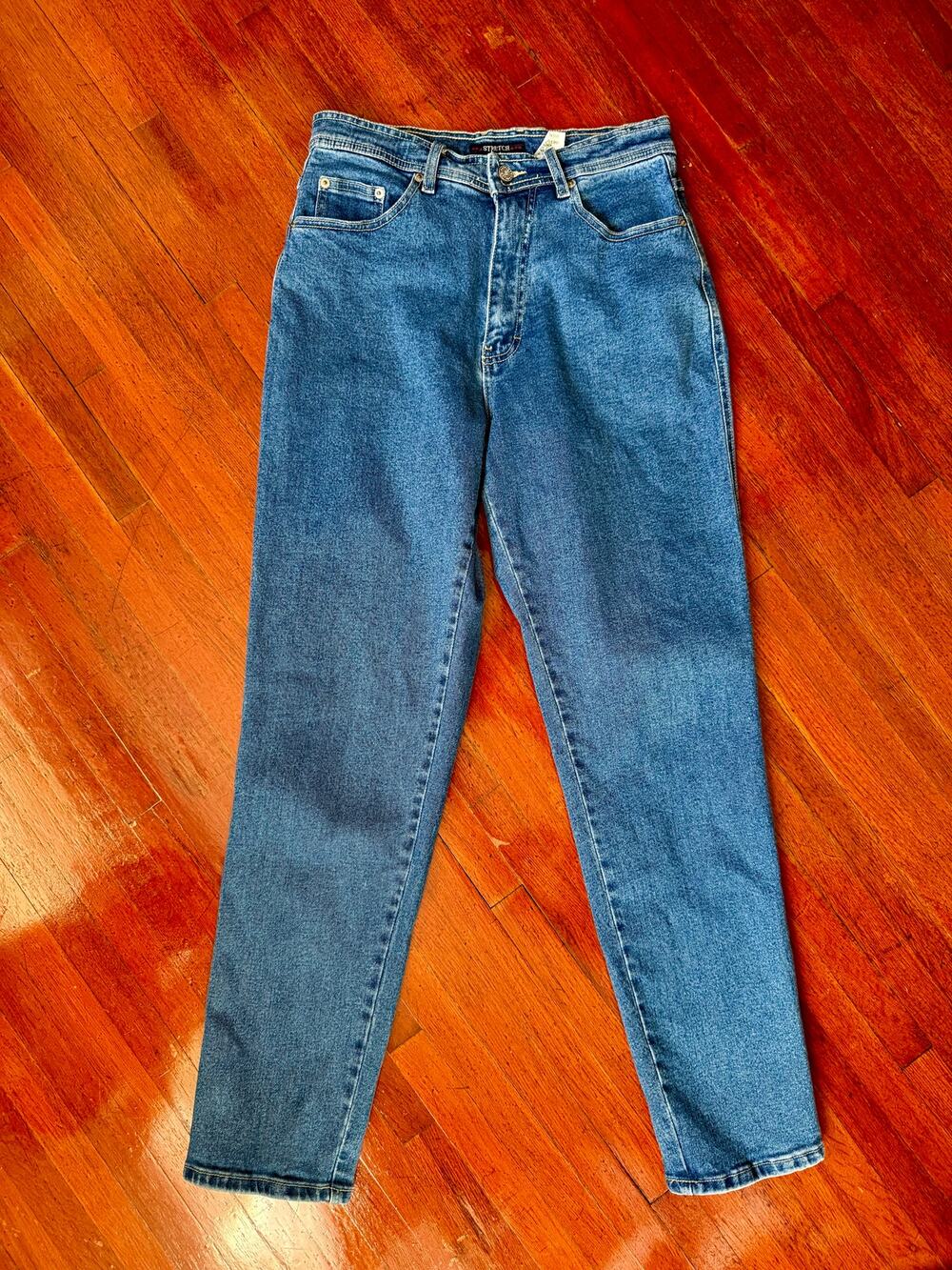 Vintage 90’s Y2K Bill Blass High Waisted Dark Wash Denim Jeans Size 8 34X30